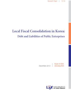 13-14 Local Fiscal Consolidation in Korea cover image